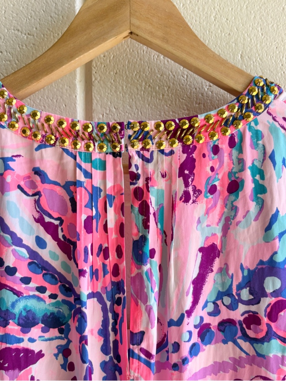 Lilly Pulitzer Colby Romper Women’s Size Medium In Colony Coral Shell Out Pink - Picture 7 of 12